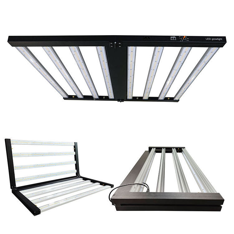 Europe US Available Stock Full Spectrum Hydroponics grow light Samsung Smart 8 Bars 600w LED Grow Light