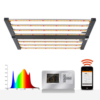 Europe US Available Stock Full Spectrum Hydroponics grow light Samsung Smart 8 Bars 600w LED Grow Light