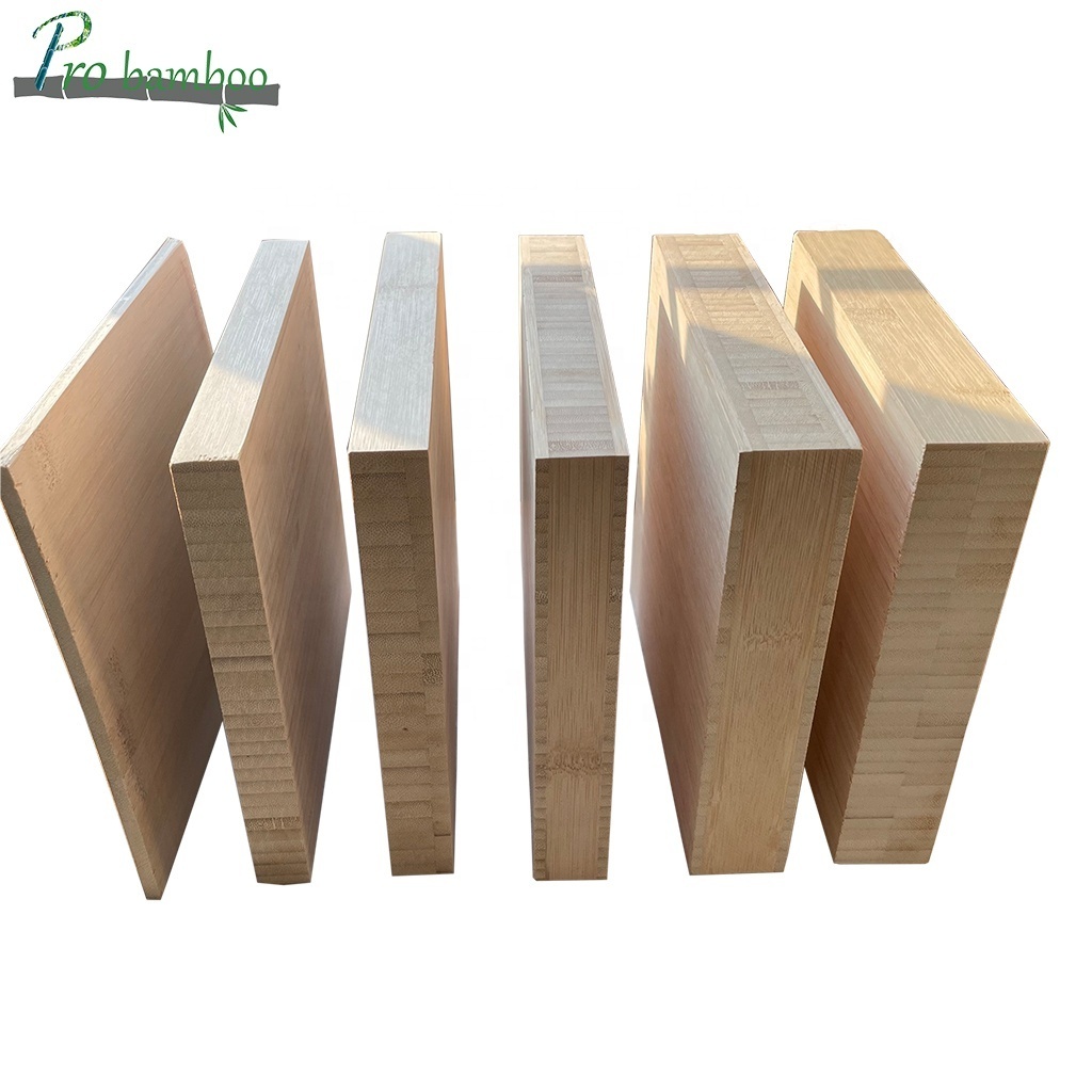 Eco friendly glue cold pressed low formaldehyde emission VOC free panel for home furniture board mdf bamboo plywood