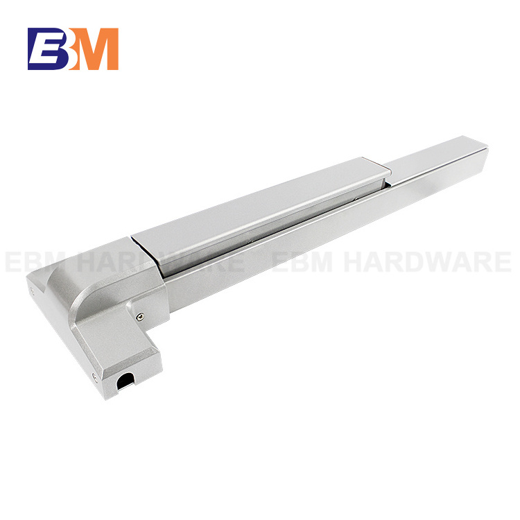 Alarm function 65cm Push Bar Fire Escape Door Lock Iron Painted Panic Exit Device Vertical Rod Exit Device  for two leafs Doors