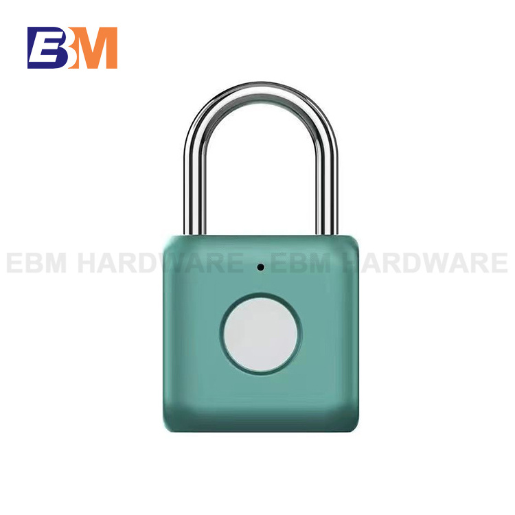 USB charge Keyless fingerprint padlock small fingerprint portable smart lock for luggage backpacks