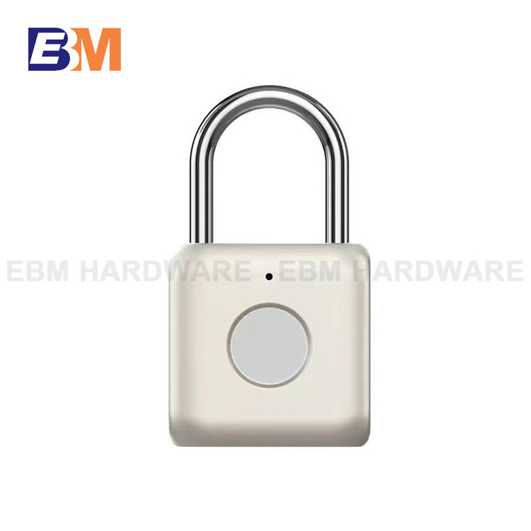 USB charge Keyless fingerprint padlock small fingerprint portable smart lock for luggage backpacks