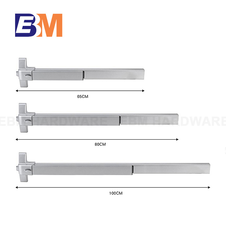 Fireproof door or Exit door Panic Bar lock set with Handles push bar panic exit device