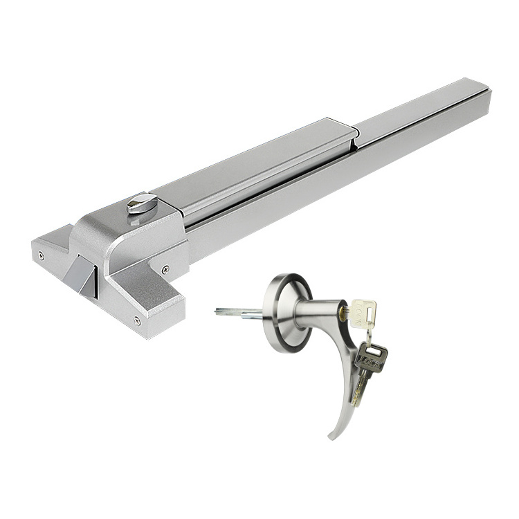 KLLJRFW 65CM Push Bar Exit Device - Stainless Steel Emergency Panic Bar For Commercial Doors