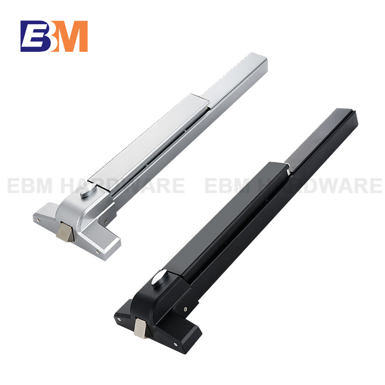 High Quality 650mm 800mm 1000mm Anti Panic Exit Bar Device Push Panic Bar Lock With Lock Cylinder For Fire Door Lock