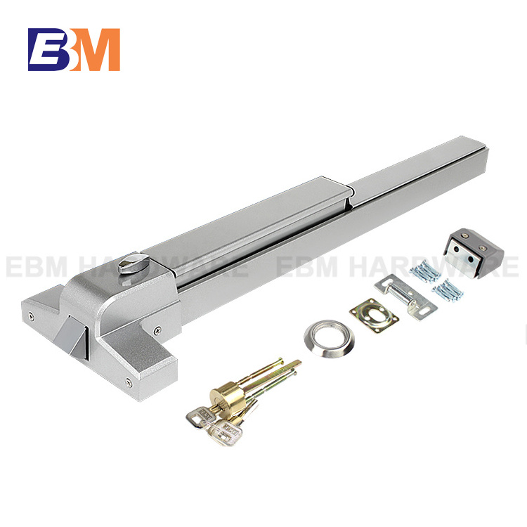 best quality Iron Paint Panic Lock emergency Panic Exit Bar Device Escape Door Lock Push Panic Bar Lock For Fire rated Door