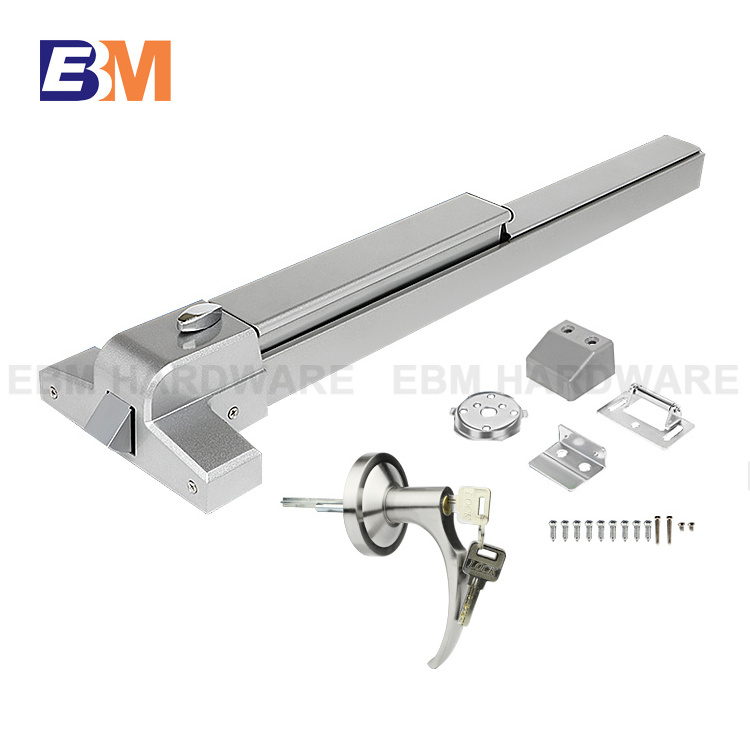 High Quality Emergency Anti Panic Exit Bar Device Escape Fire Door Lock Push Panic Bar Lock with Handle Lever Trim Lock