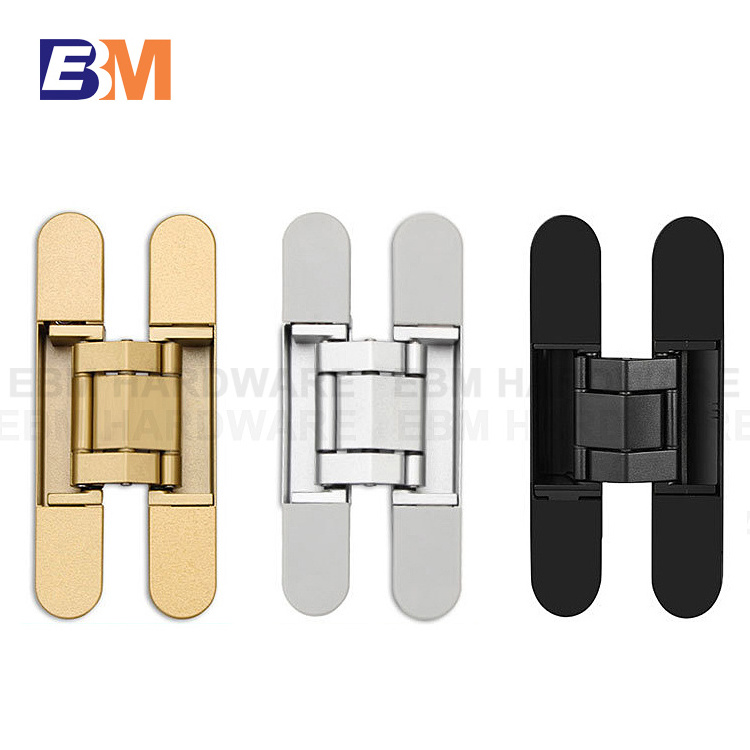 Hot Sell Heavy duty door hinge 3D Adjustable Invisible Concealed Hidden Wooden Door Hinges