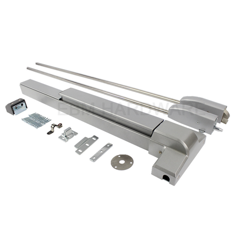 Hot Sale 800mm Touch Bar Panic Lock Vertical Rod Exit Device Push Panic Bar For Double Doors