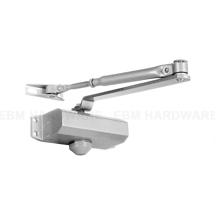 Light Duty Capacity Weight strong door closer Hydraulic Aluminum Alloy door closer for Wooden door