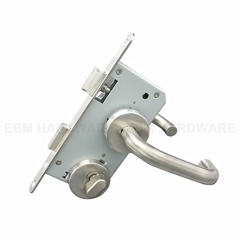 Euro-Profile Mortise Lock Body Lock Set SS304 Mortise Lockcase  for Exterior Door Lockset