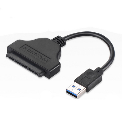 factory price USB 3.0 to 2.5" inch SATA 22 Pin HDD SSD Hard Drive Disk Power Adapter Cable