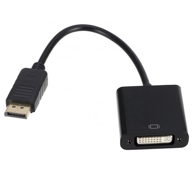 1080P DP to DVI Adapter DisplayPort Display Port to DVI Cable Adapter Converter Male to Female for Monitor Projector Displays