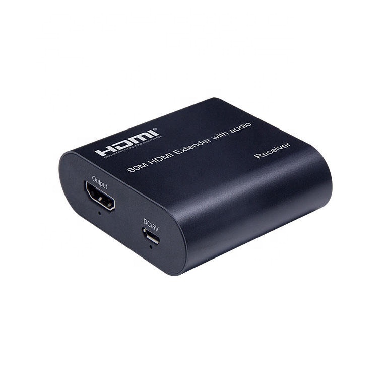 1080p HDMI extender 60m with audio HDMI extender transmitter and receiver for home projector