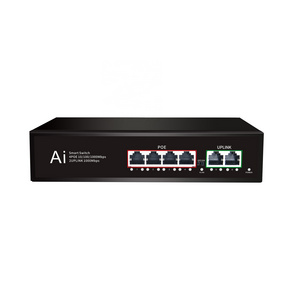 4 Port Full Gigabit POE Switch with 2 port uplink network switch