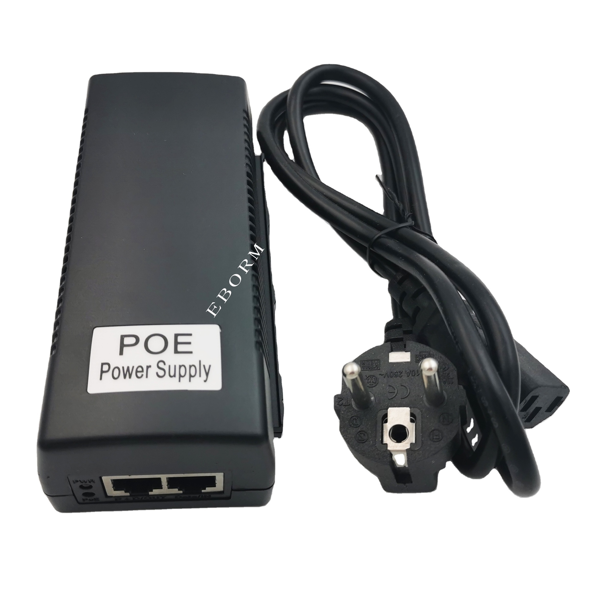 1000mbps gigabit poe injector dc52v 30w output ieee 8023af at power over ethernet lighting protect poe adapter for wireless ap