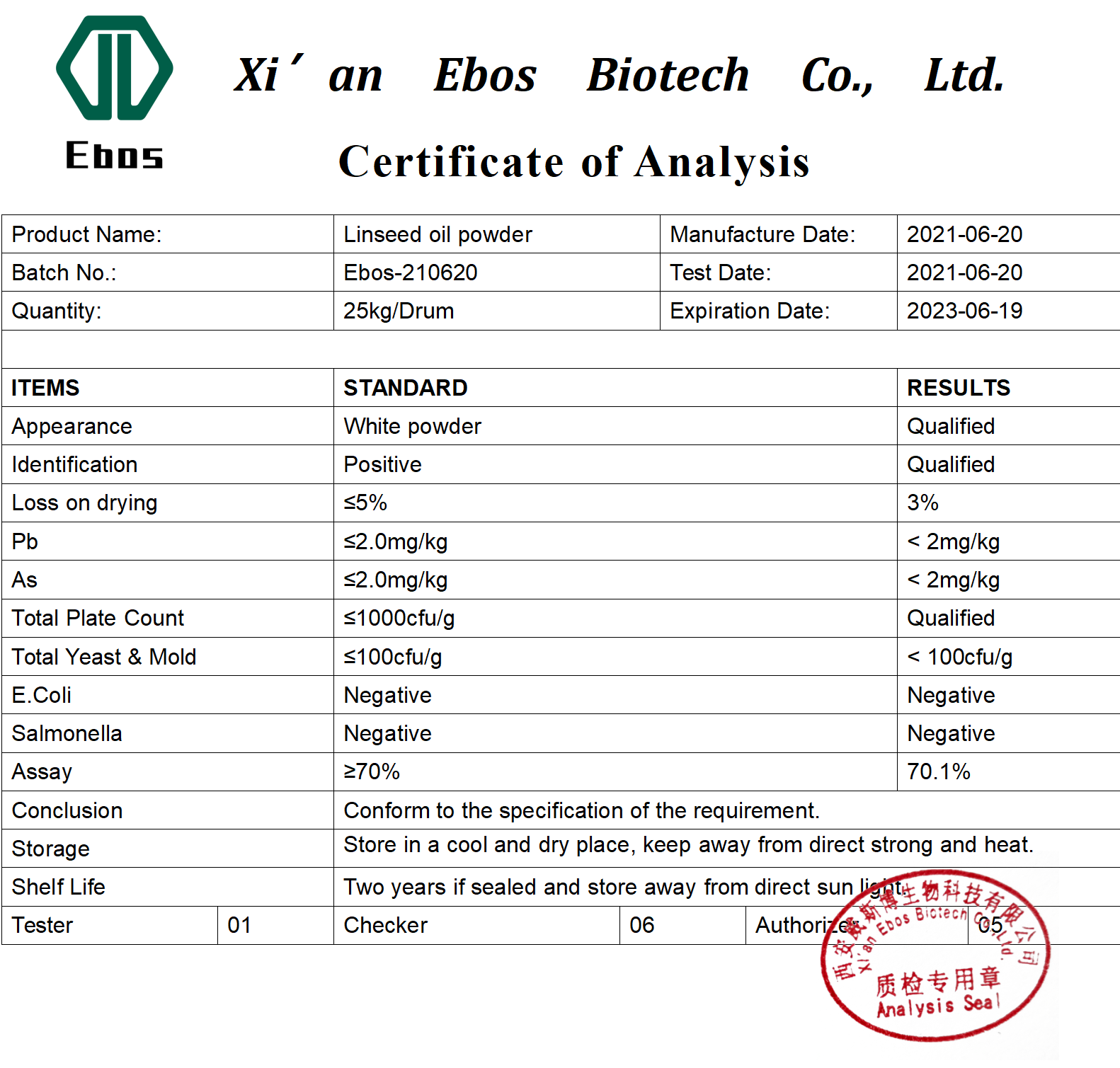 Natural High Quality Omega 3 Powder Raw Linseed Oil Powder Flaxseed Oil Powder