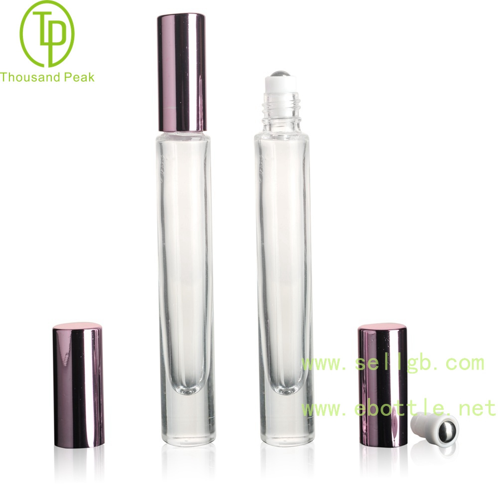 7ml 10ml thick bottom clear perfume glass bottle with atomizer sprayer