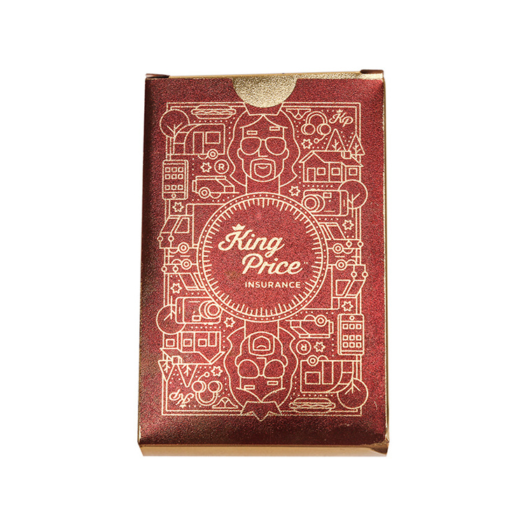 Promotional Golden Poker Custom 24K Gold Foil Plated Playing Cards