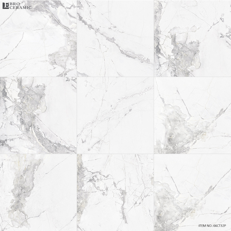 60x60 glazed polished porcelain floor tile carrara white glazed porcelain tile for living room