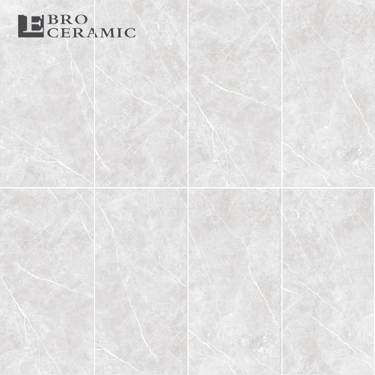 Ebro ceramic light grey marble tile large porcelain slabs floor tiles 918AM01