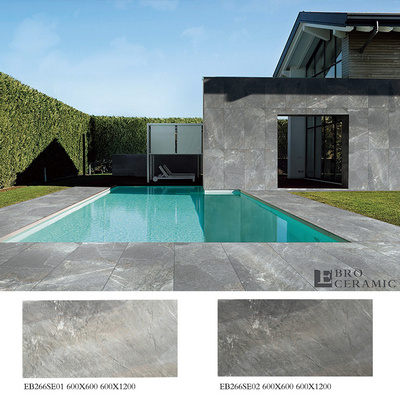 24X24 outdoor tiles design slate  porcelain 2cm thick courtyard pave floor tile