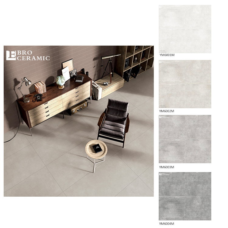 cheap tile non-slip Matt finish Light Grey ceramic floor tiles ghana 45x45 30x60 60x60 for Bathroom Floor and Wall tile