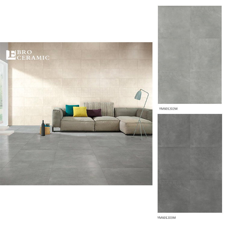 cheap tile non-slip Matt finish Light Grey ceramic floor tiles ghana 45x45 30x60 60x60 for Bathroom Floor and Wall tile