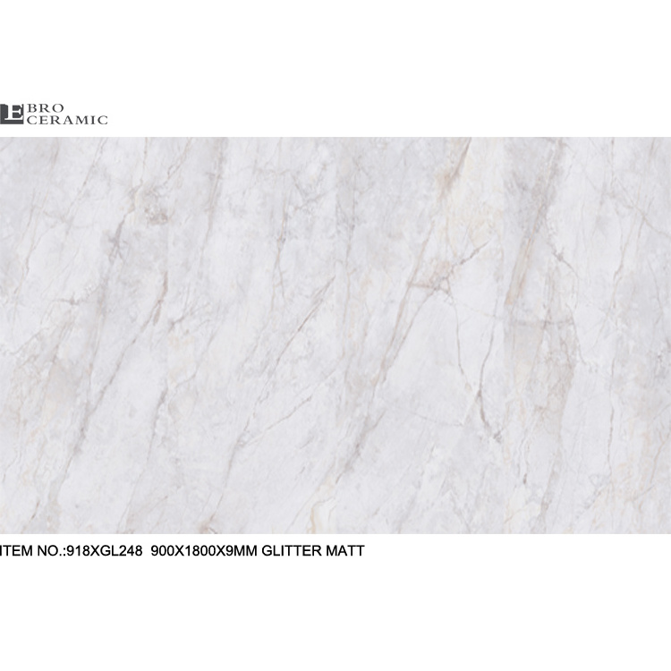 Morden Beauty 900x1800MM Large Sintered Stone Slab Porcelain Floor Tile Polished Surface Big Size Ceramic Tile For Living Room