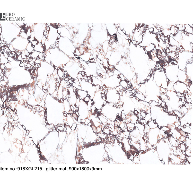 Morden Beauty 900x1800MM Large Sintered Stone Slab Porcelain Floor Tile Polished Surface Big Size Ceramic Tile For Living Room