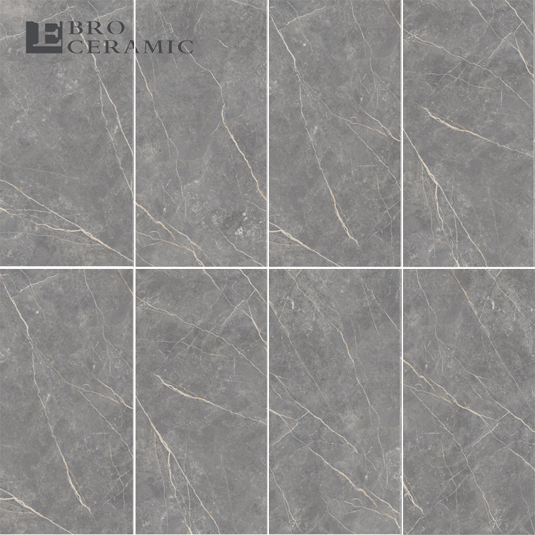 Ebro ceramic light grey marble tile large porcelain slabs floor tiles 918AM01