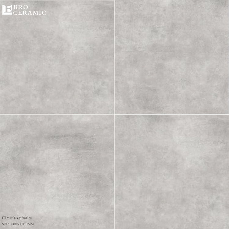 Ebro Ceramic rustic glazed concrete look porcelain house tiles floor and wall cheap cement tile