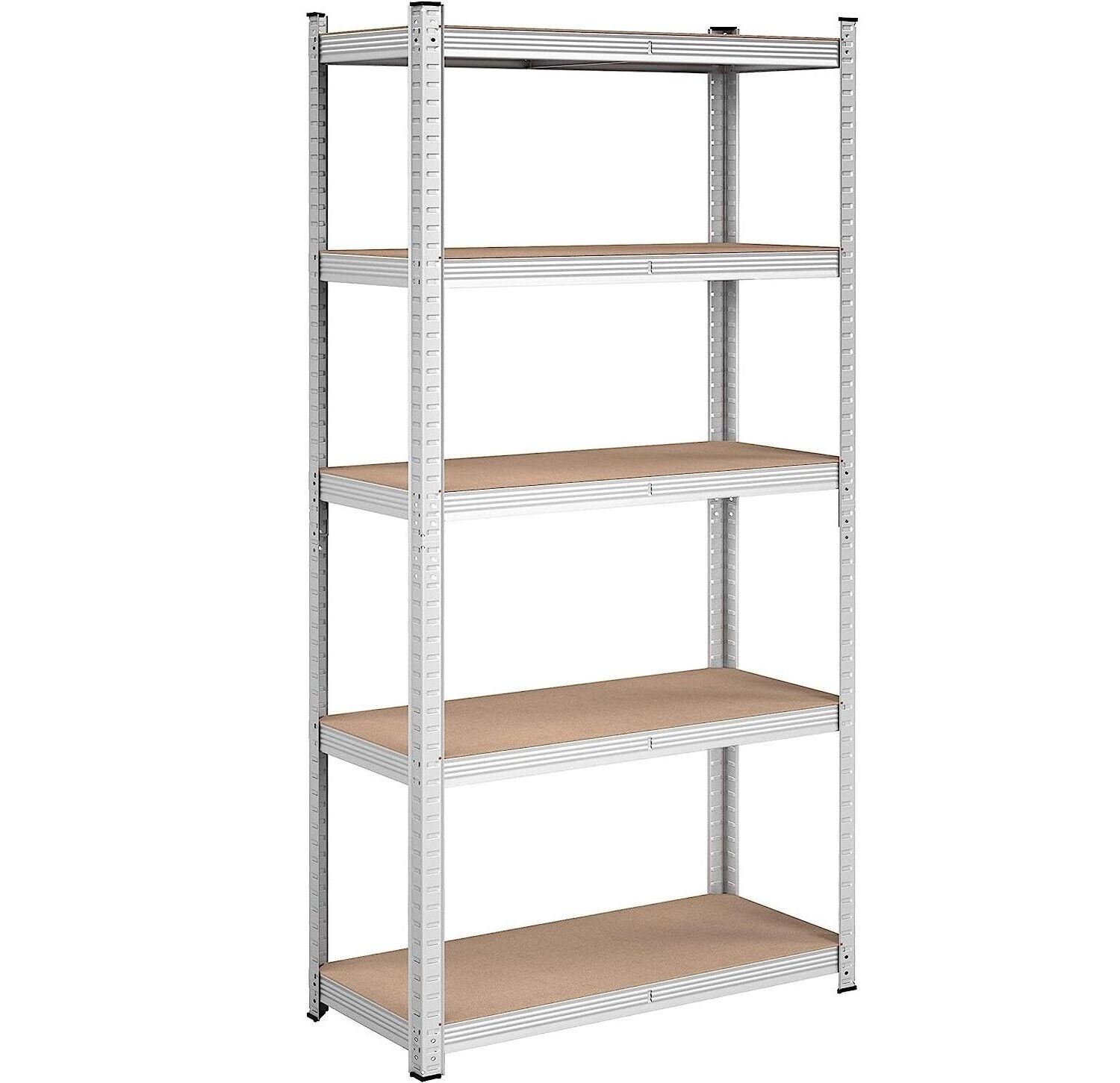 5 Tier Racking Heavy Duty Industrial Steel Garage Shelving Storage Shelves Boltless Shelf Rack Steel Unit