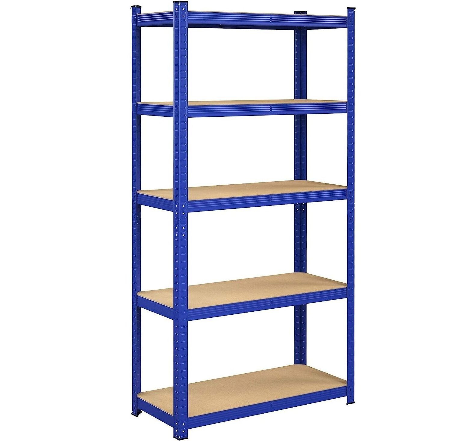 5 Tier Racking Heavy Duty Industrial Steel Garage Shelving Storage Shelves Boltless Shelf Rack Steel Unit