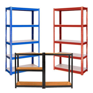 5 Tier Racking Heavy Duty Industrial Steel Garage Shelving Storage Shelves Boltless Shelf Rack Steel Unit