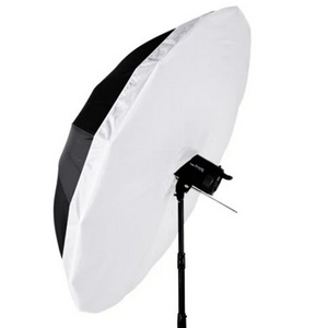 60inch/150cm photography reflective umbrella outside black inside silver with soft cloth cover flash light softbox