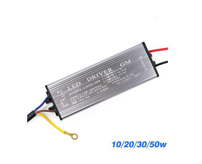 LED Driver 10W 20W 30W 50W Adapter Transformer AC100V-265V to DC 20-38V High Quality Switch Power Supply IP67 For Floodlight