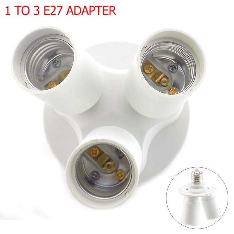 E27 Base Socket Splitter LED Light Holder E27 Socket to 3 4 6 E27 Adapter Bulb Lamp Holder Converters Smart Lighting Accessories