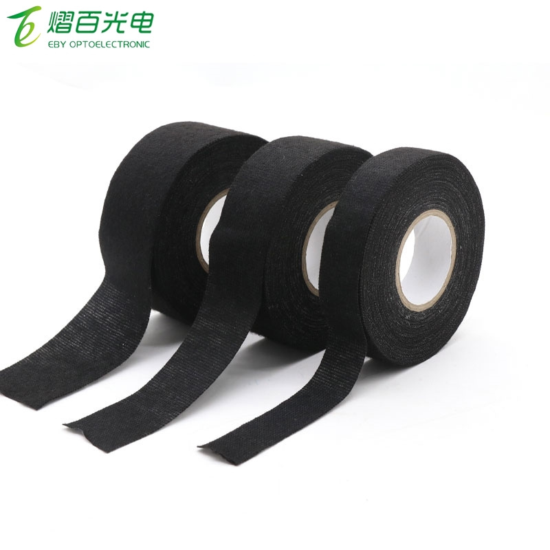 15M Width 9/15/20/25/30/35/40/45/50 mm Heat-resistant Tape Adhesive Cloth Tape For Car Cable Harness Wiring Loom Protection