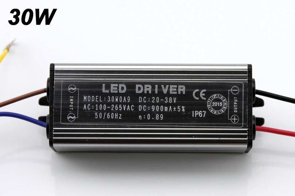 LED Driver 10W 20W 30W 50W Adapter Transformer AC100V-265V to DC 20-38V High Quality Switch Power Supply IP67 For Floodlight