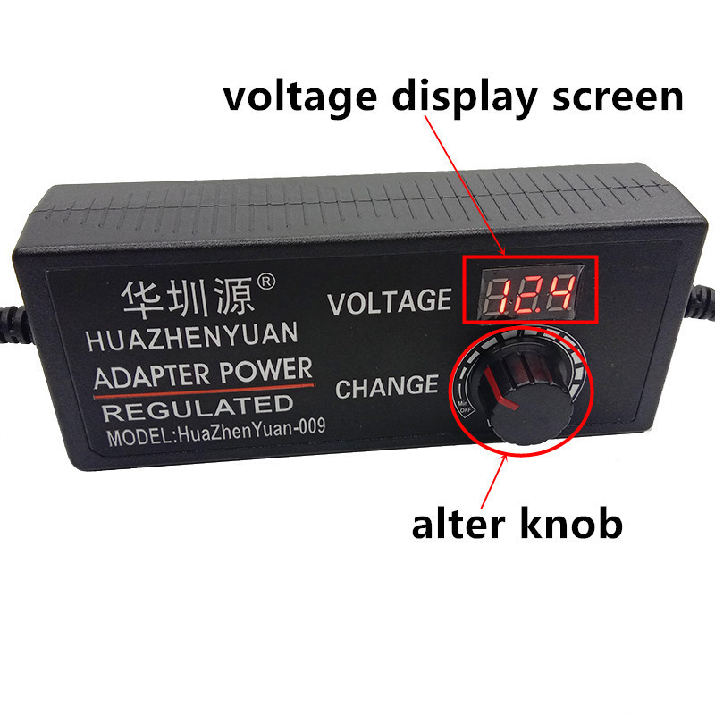 Adjustable AC to DC 3V 12V 9V 24V 36V 24 Volt Universal Power Adapter Voltage Regulated Supply 5A 10A 14V 15V 16V 18V 20V 22V