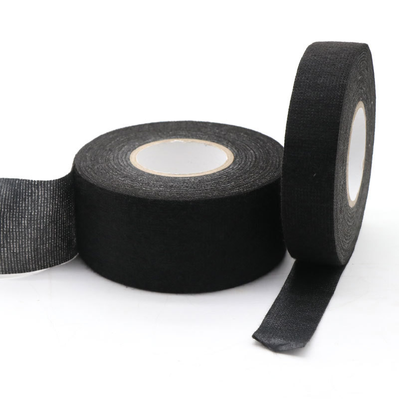 15M Width 9/15/20/25/30/35/40/45/50 mm Heat-resistant Tape Adhesive Cloth Tape For Car Cable Harness Wiring Loom Protection