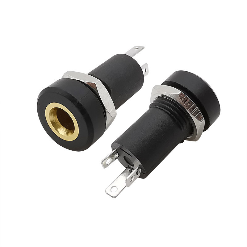 2/5/10Pcs PJ392A 3.5mm Audio Socket 3/4 Pole Stereo Panel Mount Connector With Nuts 3.5 mm Headphone Jack PJ-392A