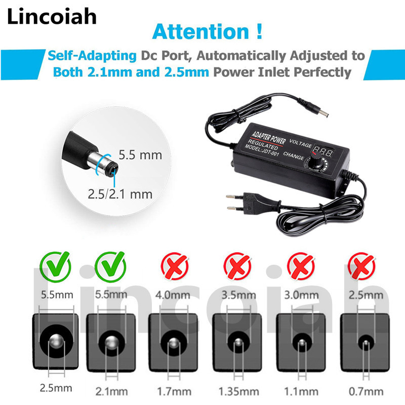 Universal Charger Power Supply Adapter 5V 12V 24V 36V AC DC Transformer Converter 220V To 12V 5V 24V Led Power Supply Adjustable