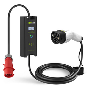 Zencar EVSE factory outlet 11kw ev charger type 2 16A 3 phase mobile electric car charger