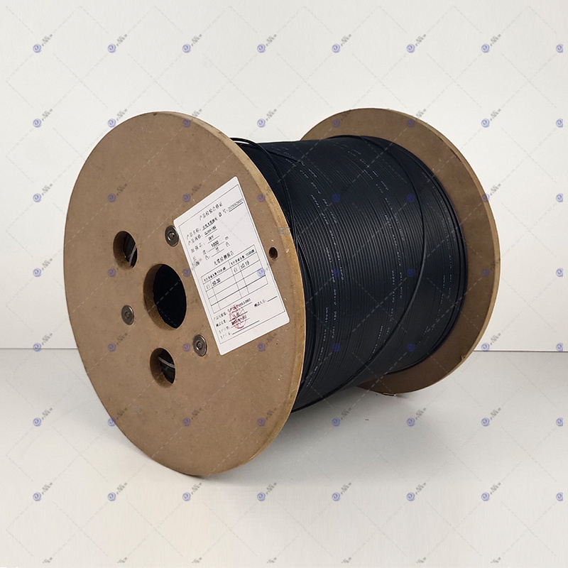 cable factory 1km price fiber optic cable price list Fttx Ftth 1 2 4 6 12 Core Fiber Optic Drop Cable Roll