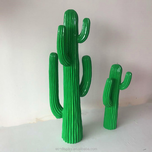 Artificial outdoor display cactus statues cactus window display props