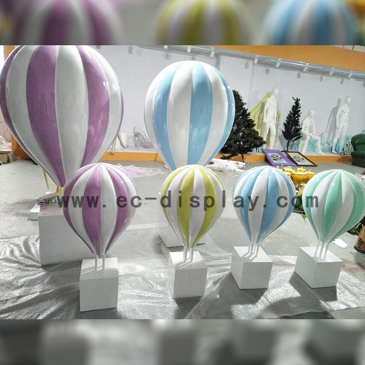 Party Hot Air Balloon Decor Event fiberglass Sculpture Balloon Wedding Baby Shower Balloon Decoration