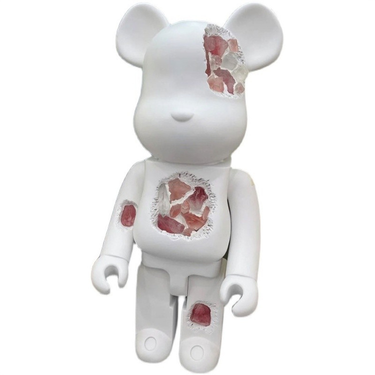 Bearbrick 1000% Erosion Crystal Bears Building Blocks Bears Violent Home Decorative OrnamentsToys and Handicrafts