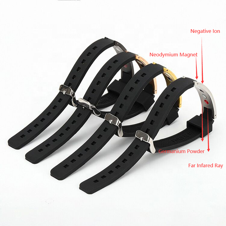 Powerful Energy Bracelets Fashion Health Negative Ions Silicone Balance Power Energy Bracelet balance wristband power band